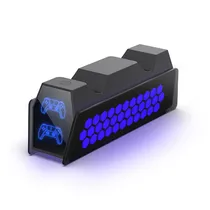 Carregador para Bateria de Controle Dobe TP5-3571 para Controle PS5 / Dual / RGB - Preto