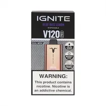 Dispositivo Descartavel Ignite V120 Pro 12000 Puffs Rose Gold Blue Razz Lemon