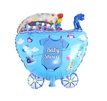 Balao para Festas Carrinho de Bebe YSBLY169 Azul
