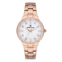 Relógio Analógico Feminino Daniel Klein DK.1.12714-6 Premium Ladies / Pulseira de Aço Inoxidável - Rose Gold