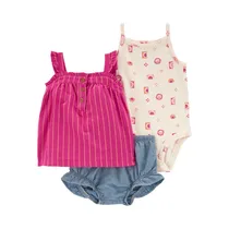 Conjunto Infantil Carter's 1Q427910 Niña 3 PZS