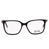 Armação para Óculos de Grau RX Visard SR1015 54-19-145 C1 - Preto/Dourado