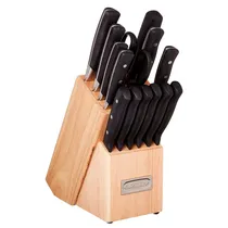 Jogo de Facas com Bloco Cuisinart C77TR-15P Triplo Rebite - 15 Peças