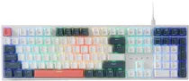 Teclado Gaming Redragon Trundle K668WBO-RGB (Inglês com Fio) Switch Vermelho