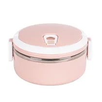Marmita Dupla Aço Inox Vedação Térmica 1 Compartimentos Box Cor A Definir