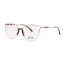 Armação para Óculos de Grau RX Visard FL6009 54-15-140 C2 - Marrom/Dourado