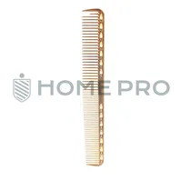 Pente Metal Alumínio para Barbeiros - 15 CM - Dourado