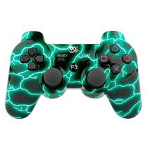 Controle Play Game Dualshock 3 Raio Verde Sem Fio para PS3 - Verde