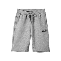 Kid's Knitted Shorts Melange Light Gray 170