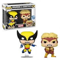 Funko Pop Marvel X-Men Wolverine & Sabretooth *Ex* 2PACK 77598