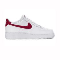 Tenis Nike Air Force 1 Masculino Branco/Vermelho CZ0326-100