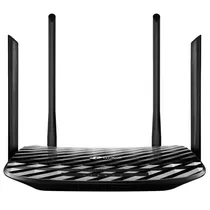 Roteador TP-Link EC225-G5 BR AC1300 Dual Band Gigabit / 2.4GHZ / 5GHZ / Wi-Fi 6 / Mu-Mimo - Preto