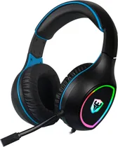Headset Gaming Satellite King Fight GH-552B 7.1 RGB com Fio - Preto