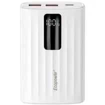 Carregador Portátil Ecopower EP-C504 Power Bank 12.000MAH - White