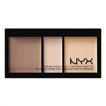 Paleta de Contorno NYX Cream Highlight 01 Light