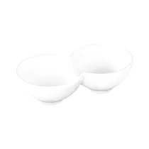 Recipiente para Aperitivo Wlmax WL-992600/A 18 CM Blanco