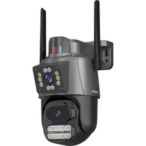 Camera de Segurança Smart Wifi Xion XI-CCTV64 / 3MP+3MP / Dual Camera / Wifi / App Icsee- Preto