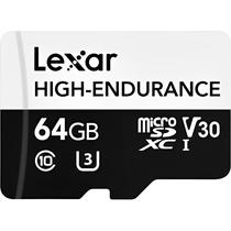 Cartão de Memória Micro SD Lexar High-Endurance 100 MB/s Classe 10 64 GB (LMSHGED064G-BCNNG)