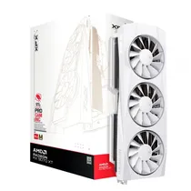 Placa de Vídeo RX9070XT 16GB XFX Quick Silver Mag Air White RX-97TMAQKW9 RX-97TMAQ 3FAN