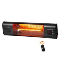 Aquecedor Eletrico Infravermelho Pamapic PH-SLBG (para Fixar Na Parede) / 1500W / 110V - Preto