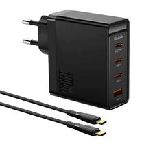 Carregador Celular CH-5141 100W c/Cable USB-C A USB-C Dual Black