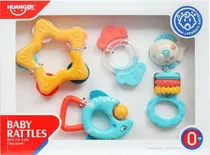 Baby Rattles Huanger - HE0134 (4 Peças)