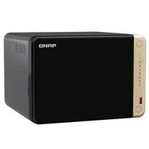 Servidor Nas Storage Qnap TS-664 Intel Celeron N5095 de 2.9GHZ / 8GB de Ram / 6 Baias / USB / Glan - Preto