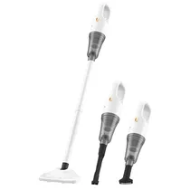 Aspirador de Pó Portatil Vacuum Clean XJD0005 / 3 Em 1 / Recarregavel / com Accesorios / 300ML - Branco