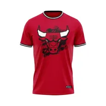 Remera Juvenil Nba NBAJS724201-RD1 Chicago Bulls Masculino