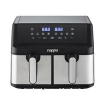 Freidora Air Fryer Nappo Digital Doble Luxury NEF-179 2000W 9L 220V Negro - Plata