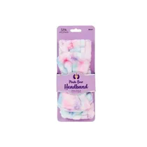 Spa Solutions Plush Big Bow Headband (Tie Dye) 69155