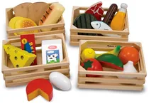 Grupos de Alimentos Em Madeira Melissa & Doug 21 Peças