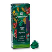 Capsulas de Cafe Juan Valdez Organico Forte para Maquina Nespresso com 10 Pecas