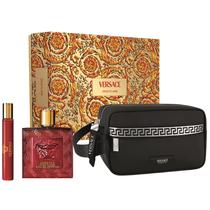 Kit Perfume Versace Eros Flame Edp 100ML + Travel Spray 10ML + Neceser - Masculino