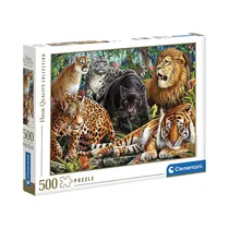 Rompecabezas Clementoni High Quality Collection Wild Cats 35126 500 Piezas