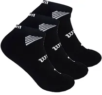 Meias Soquetes Wilson B7974 - Preto (3 Pares)