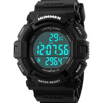 Hummer Reloj Goma Negro WH2-224014 Multifuncion