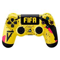 Controle PS4 Dualshock 4 Fifa Black/Yelow