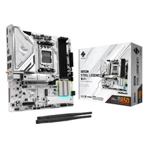 Placa Mãe (AM5) B850 Asrock B850M Steel Legend Wifi 4XDDR5