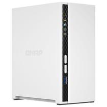 Servidor Nas Storage Qnap TS-233 Arm CORTEX-A55 de 2.0GHZ / 2GB de Ram / 2 Baias / USB / Lan - Branco