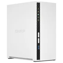 Servidor Nas Storage Qnap TS-233 Arm CORTEX-A55 de 2.0GHZ / 2GB de Ram / 2 Baias / USB / Lan - Branco
