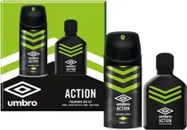 Perfume Umbro Action Edt 100ML + Deo Body Spray 150ML - Masculino