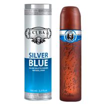 Perfume Cuba Silver Blue Eau de Toilette Masculino 100ML