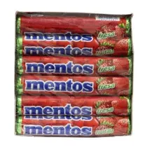 Bala Mentos Morango 12X29.7GR (Display)