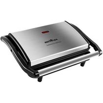 Sanduicheira e Grill Britania Press BGR27I 850 Watts 220V ~ 50/60 HZ - Prata/Preta