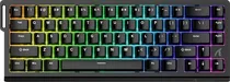 Teclado Attack Shark X68 He RGB Black (Inglês com Fio) Switch Magnetic