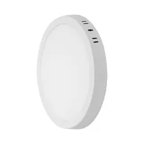 Panel LED de Montaje Superficial Taschibra 12W 3000K 720 Lúmenes Bivolt Redondo