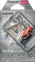 Papel Térmico Fujifilm Instanx Mini - Stone Gray (10 Unidades)