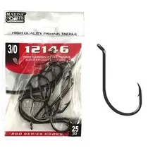 Marine Anzuelo 12146 Blacknickel CT 3/0 c/25