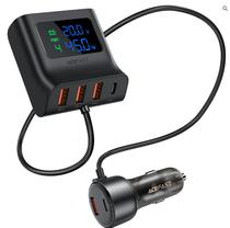 Cargador Acefast B11 138W 4USB-A/2USB-C Negro Aut